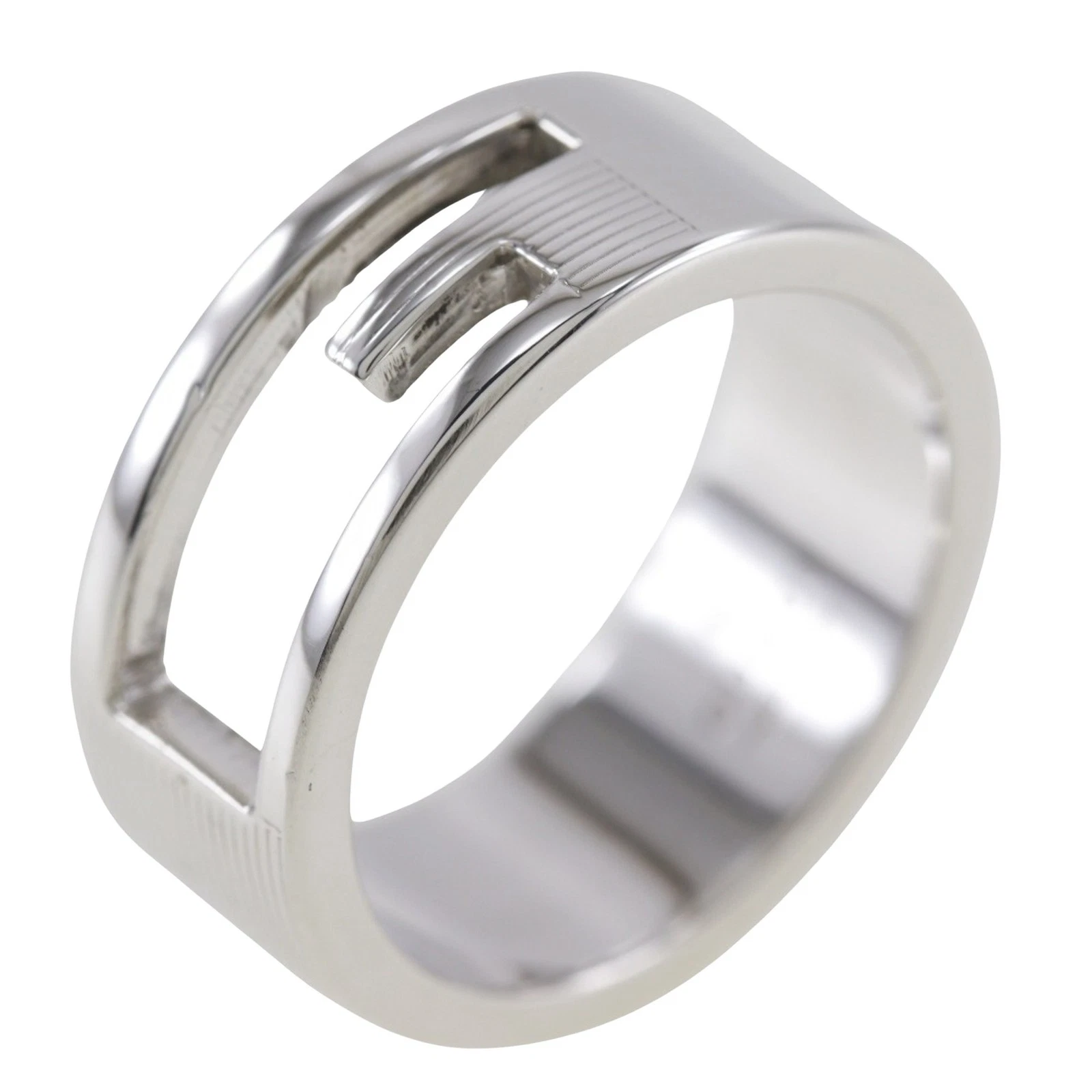 Gucci    Bijou bague en argent et argent authentique
