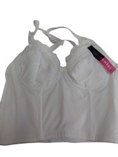 Vintage Carrieamber Intimates White Corset Size 34B