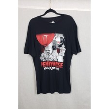 Hybrid Apparel IT Pennywise Black T Shirt Unisex XL Welcome To Derry Horror