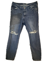 Old Navy Rockstar High Rise Denim Jeans Womens Size 18 Super Skinny Blue Pockets