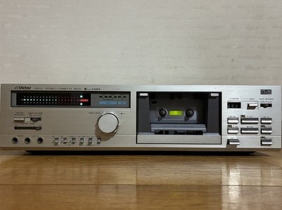 Victor DD-5 Direct Drive Cassette Deck Serviced Repainted Silver Fully Works