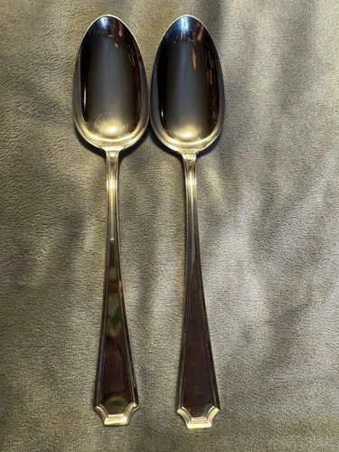 1x  Gorham Fairfax Solid Sterling Silver Serving Spoon 8 1/2" NO MONO ~63 grams