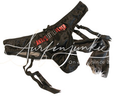 Victoria's Secret Santa's Little Helper Panties Black Garter Belt Pom Large Lg L