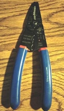 WORKPRO Blue Wire Stripper 8'' Wire Cutter