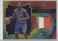2015-16 Panini Select Rookie Swatches Tie-Dye Prizm 16/25 Jerian Grant #6 8f4