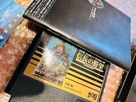 Nobunaga's Ambition Sengoku Gunyuuden Famicom Japan CIB Complete in Box Tested