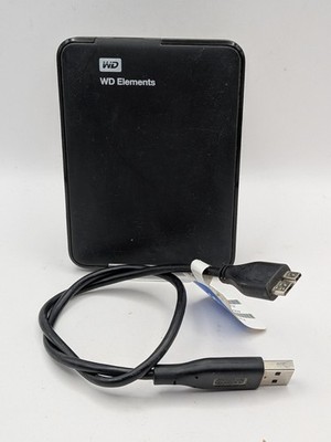Western Digital WD Elements Portable externe Festplatte 1TB schwarz getestet sehr guter Zustand