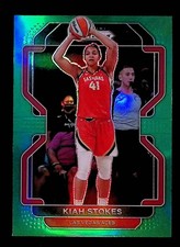 Kiah Stokes 2022 Panini Prizm WNBA Green Prizm #108 Las Vegas Aces