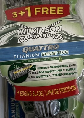 Wilkinson Sword Quattro Titanium Sensitive 3+1