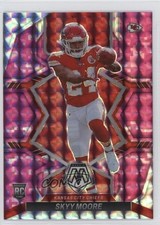 2022 Panini Mosaic Rookies Pink Camo Mosaic Prizm Skyy Moore #319 1a3a