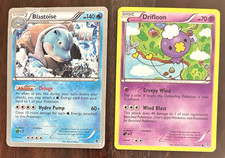 2013 Pokemon Blastoise Rare World Championship Drifloon Common Plasma Blast Lot2