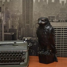 The MAltese FAlcon StAtue Prop Resin EAgle Figurine Home Desktop DecorAtion. *