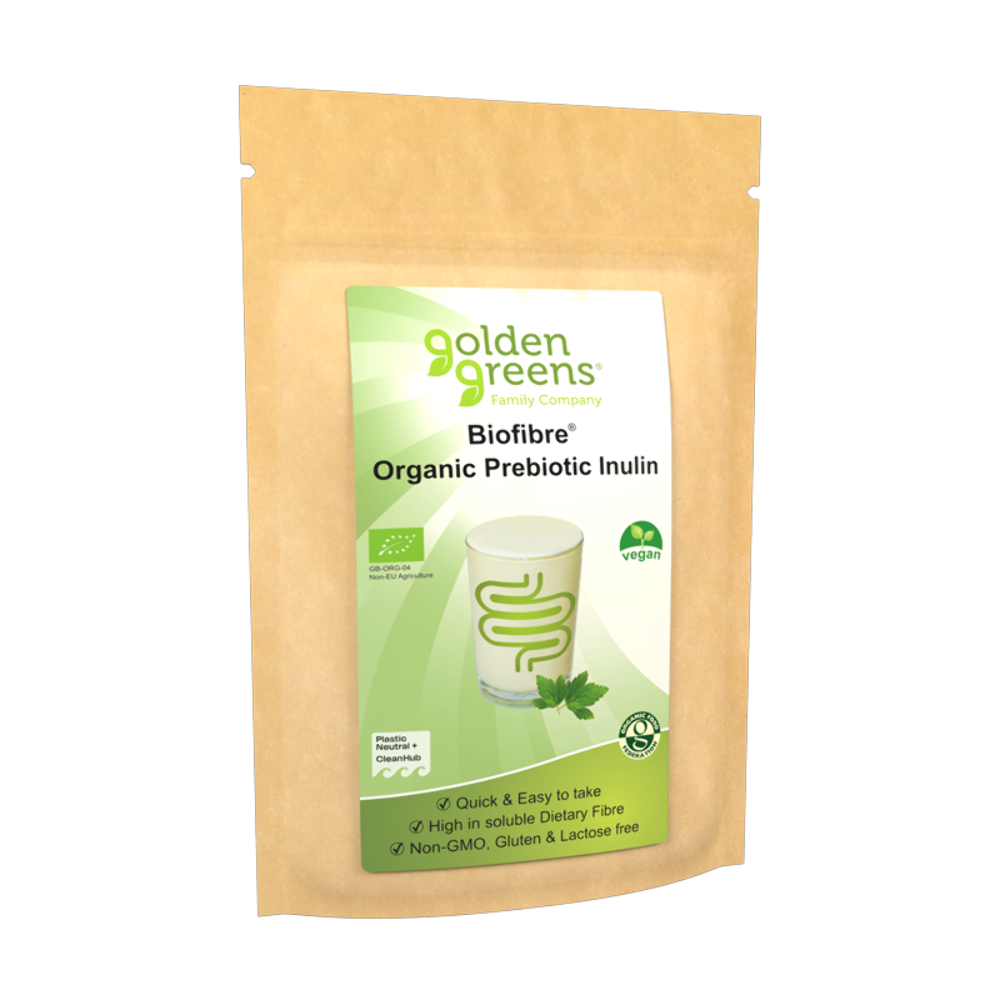 Golden Greens Organic Inulin Powder 250g Prebiotic Fibre Gut Health