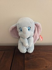 Ty Beanie Baby Disney Dumbo Sparkle 6" Plush Elephant Stuffed Animal Toy 2023