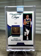 2025 Panini Eminence - Russell Westbrook - Champion Tags 3/3 #CT-WES - SEALED