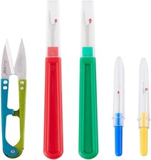 GDMINLO 5-Piece Colorful Seam Ripper and Scissors Set for Sewing Projects