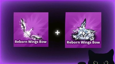 Blade Ball - Reborn Wings Bow + Emote