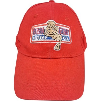 Bubba Gump Cap One Size Herren Rot Baumwolle Vintage Sommermütze USA Tourist
