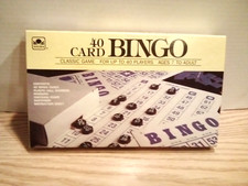 Golden 40 Card Classic Bingo COMPLETE and in EX Vintage