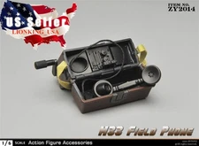 1/6 WWII M33 Field Phone Scene Props Model For 12" Hot Toy Worldbox Figure ❶USA❶