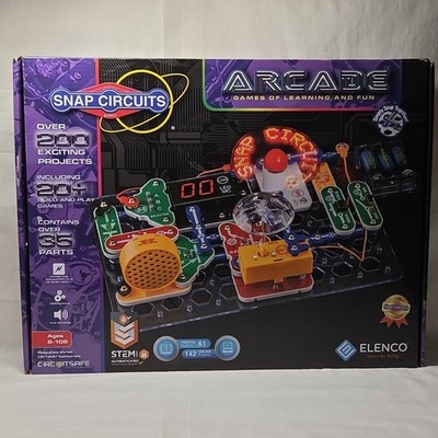Elenco Snap Circuits Arcade Kit SCA-200 Stem Projects Educational Electronics 