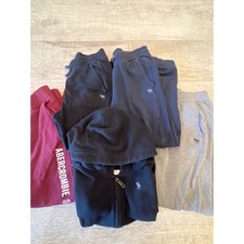 Abercrombie Kids Sweatpants Joggers Track Pants Bundle 4 Pairs and Hoodie