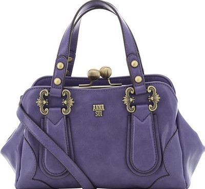 ANNA SUI Didion 2way Handbag Frame Bag #317151 Purple New from Japan
