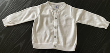 " Petit Bateau " Mädchen-Strickjacke   in   Größe: 18m/81cm     Farbe:   weiß