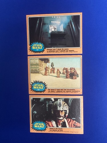 1977 OPC Star Wars #144 Princess Leia blasts the enemy