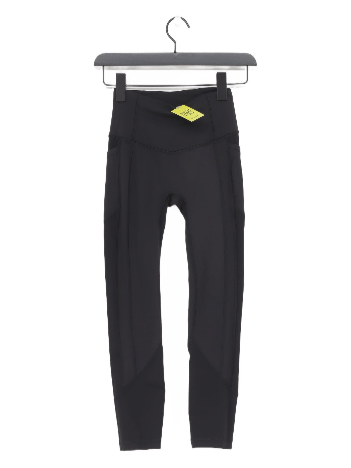 ALTRA Lululemon Leggings Donna UK 4 Nero 100% Altro Cropped