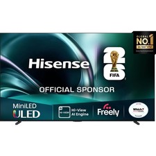 Hisense 85U7QTUK 85 Inch MiniLED 4K Ultra HD Smart TV Bluetooth WiFi
