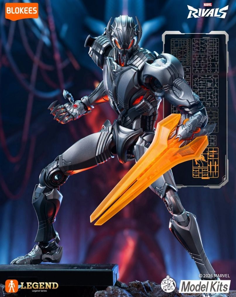 【超SALE】黒のオットマン（リーヴァ） Blokees Marvel Rivals Legend Edition 01 Ultron Action Figure Model