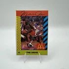 McDonald's 1990 Michael Jordan THE DRIVE #4 Bulls Basketball Card