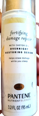 PANTENE pro-v Fortifying Damage Repair castor oil Overnight Restoring Serum htf