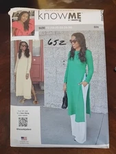 Know M by MIMI G Sewing Pattern ME2046 Misses Knit Dress Pants Size 18-26