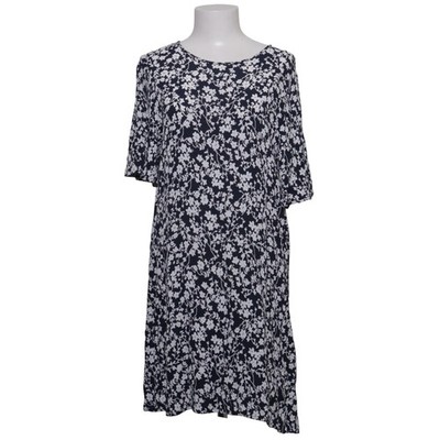 Indiska, Kleid, Größe: L, Blau/Weiß/Mehrfarbig, Blumen, Damen #Qwr