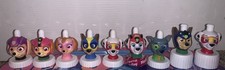 Good 2 Grow Paw Patrol Mighty/Aqua Pups Juice Toppers Lot of 9, 2 Milk Toppers