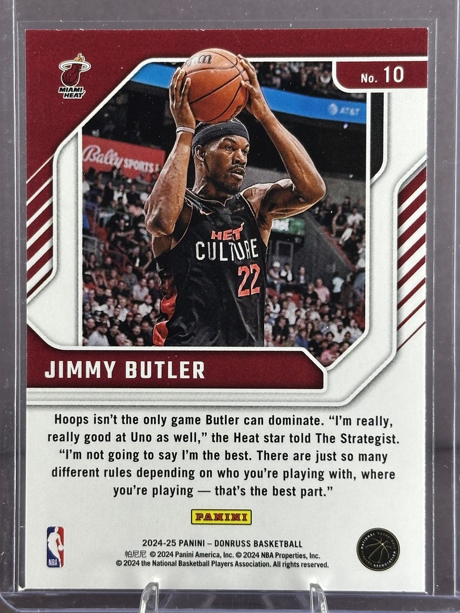 2024-25 Panini Donruss #10 Jimmy Butler Franchise Features