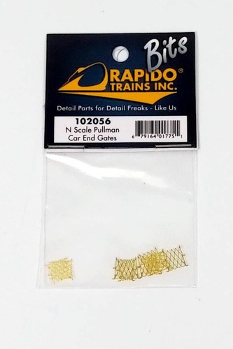 Rapido ~ Escala HO ~ Puertas Pullman de Metal Grabado ~ 8 Piezas ~ 102056 | Zustand: New