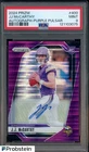 2024 Panini Purple Pulsar Prizm #400 JJ McCarthy Vikings RC Rookie AUTO PSA 9