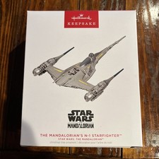 2023 Hallmark Star Wars The Mandalorian The Mandalorian's N-1 Starfighter Orn