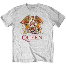 Image of Queen Kids T-Shirt Classic Crest Grey (3-4yrs)