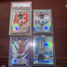 Jackson Jobe Leaf Four Card  Auto Lot PSA 8 Top Picks 1/5, RWB 7/10 RARE & HOT!!