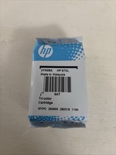 hp 67xl tri-color ink cartridge genuine