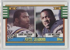 1990 Topps With Disclaimer Chris Doleman Lee Williams (No Hashmarks) HOF 17qs