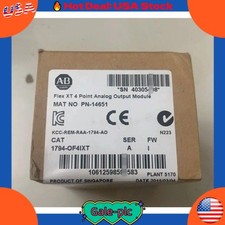 New Allen Bradley 1794-OF4IXT Flex XT 4-Point Analog Output Module US Free Tax