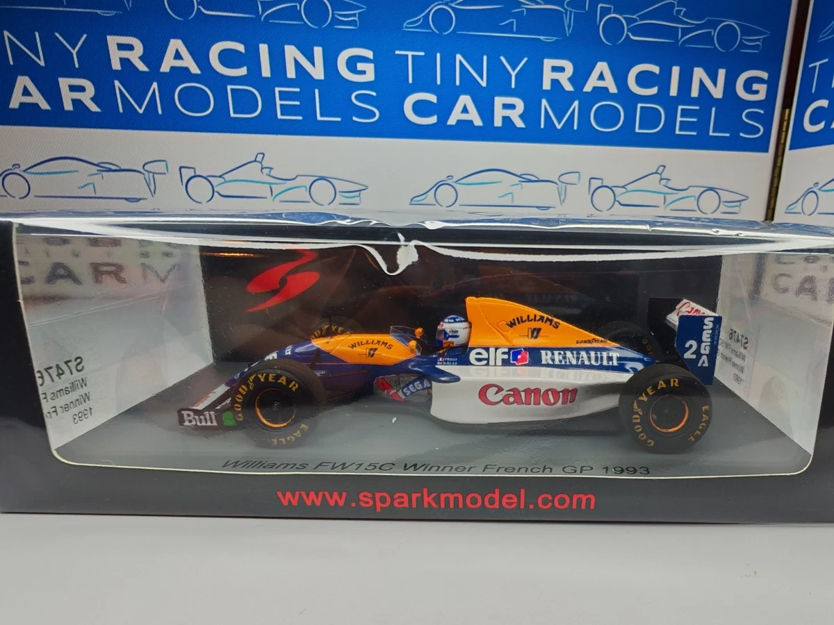 Williams 1:43 Diecast Racing Cars 1993 Vehicle Year for sale | eBay