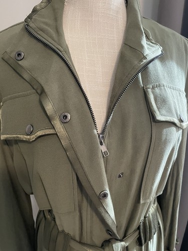 NEW! $258 Womens Anthropologie, 34N 118W Adventure Anorak Green Jacket, Small - Picture 6 of 13