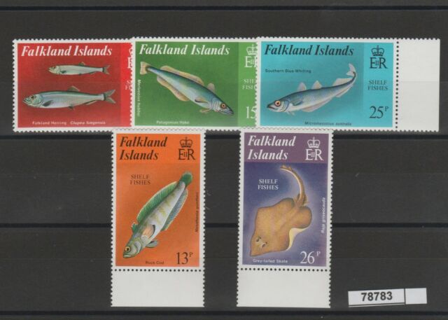 Falkland Islands Dep 1981 Fauna Fische 5 V MNH Yv 334/338 MF78783