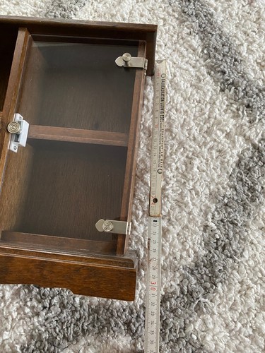 Kleiner antiker Holzschrank – Vintage Schränkchen – Massivholz - Bild 4 von 6